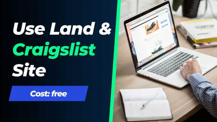 Use Craigslist Site to sell the land