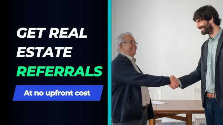 real estate referrals at no upfront cost