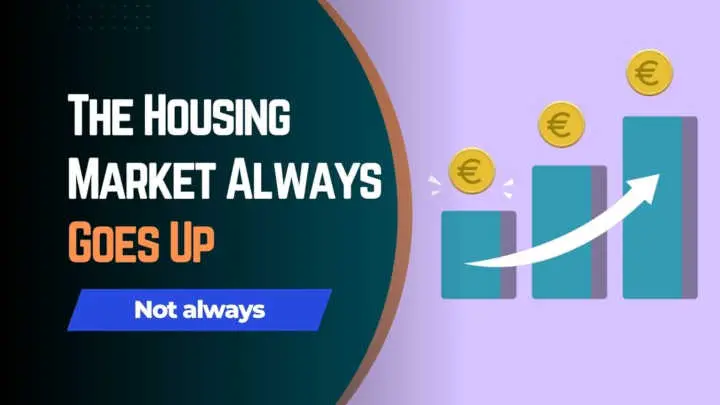 The Housing Market Always Goes Up myth